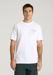 Country Club Graphic Tee for Tall Men in White