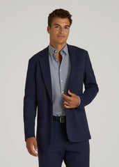 Flex Tech Suit Jacket for Tall Men in Navy