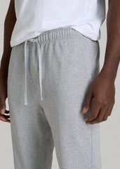 Everyday French Terry Jogger for Tall Men in Grey Mix