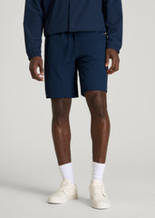 Flex Nylon Short for Tall Men in Navy Blue
