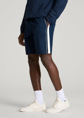 Flex Nylon Short for Tall Men in Navy Blue