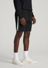 Flex Nylon Short for Tall Men in Black