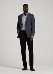 Core Blazer for Tall Men in Navy Diagonal