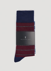 Dress Socks Size 14 to 17 (3-Pack) for Tall Men in Pack C