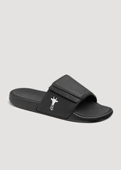 Adjustable Slides for Tall Men in Black