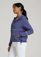 Featherweight Packable Jacket for Tall Women in Future Dusk