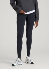 Cotton Leggings for Tall Women in Deep Navy