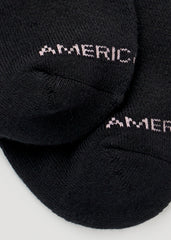 Ankle Socks (X-Large Size: 10-13) for Tall Women in Black