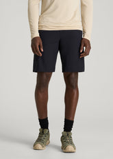 10 Pocket Hiking Short for Tall Men in Black