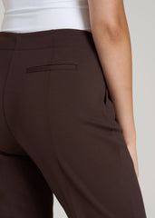 Freedom Flex Slim Straight Leg Dress Pants for Tall Women in Espresso