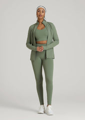 Balance High-Rise Leggings for Tall Women in Dark Seagrass