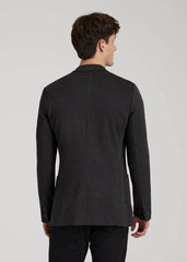 Core Blazer for Tall Men in Black Silver Mix