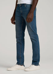 Carman TAPERED Jeans for Tall Men in Worn Blue