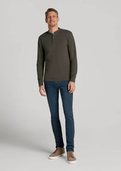 Dylan Slim Fit Jeans for Tall Men in Coastal Blue