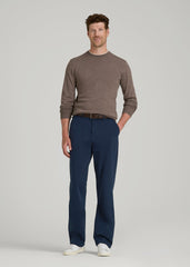 4 Way Stretch Commuter RELAXED Chino Pants for Tall Men in Navy Blue