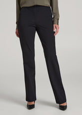 Freedom Flex Straight Leg Dress Pants for Tall Women in Black