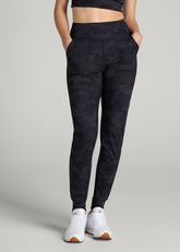 Balance Pocket Joggers for Tall Women in Grey Camo