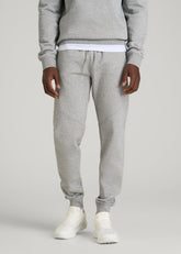 Core Motion Fleece Jogger for Tall Men in Heathered Grey