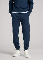 Core Motion Fleece Jogger for Tall Men in Navy Blue