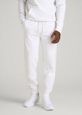 Core Motion Fleece Jogger for Tall Men in White
