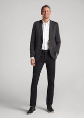Carman TAPERED Chinos for Tall Men in Black