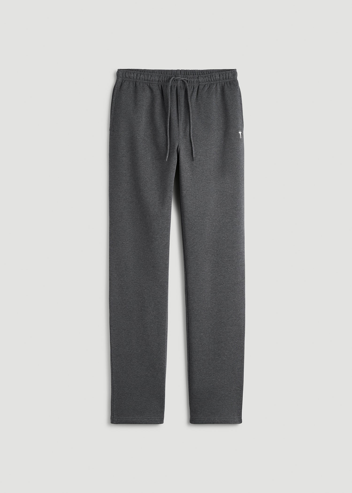 Core Motion Fleece Straight Leg Sweatpants for Tall Men in Charcoal Mix