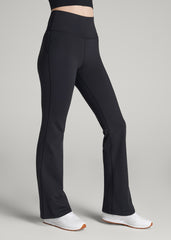 Balance Flare Yoga Pants for Tall Women in Black