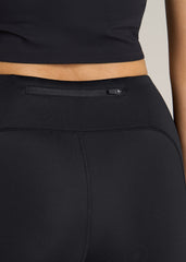 Active Leggings with Pockets for Tall Women in Black