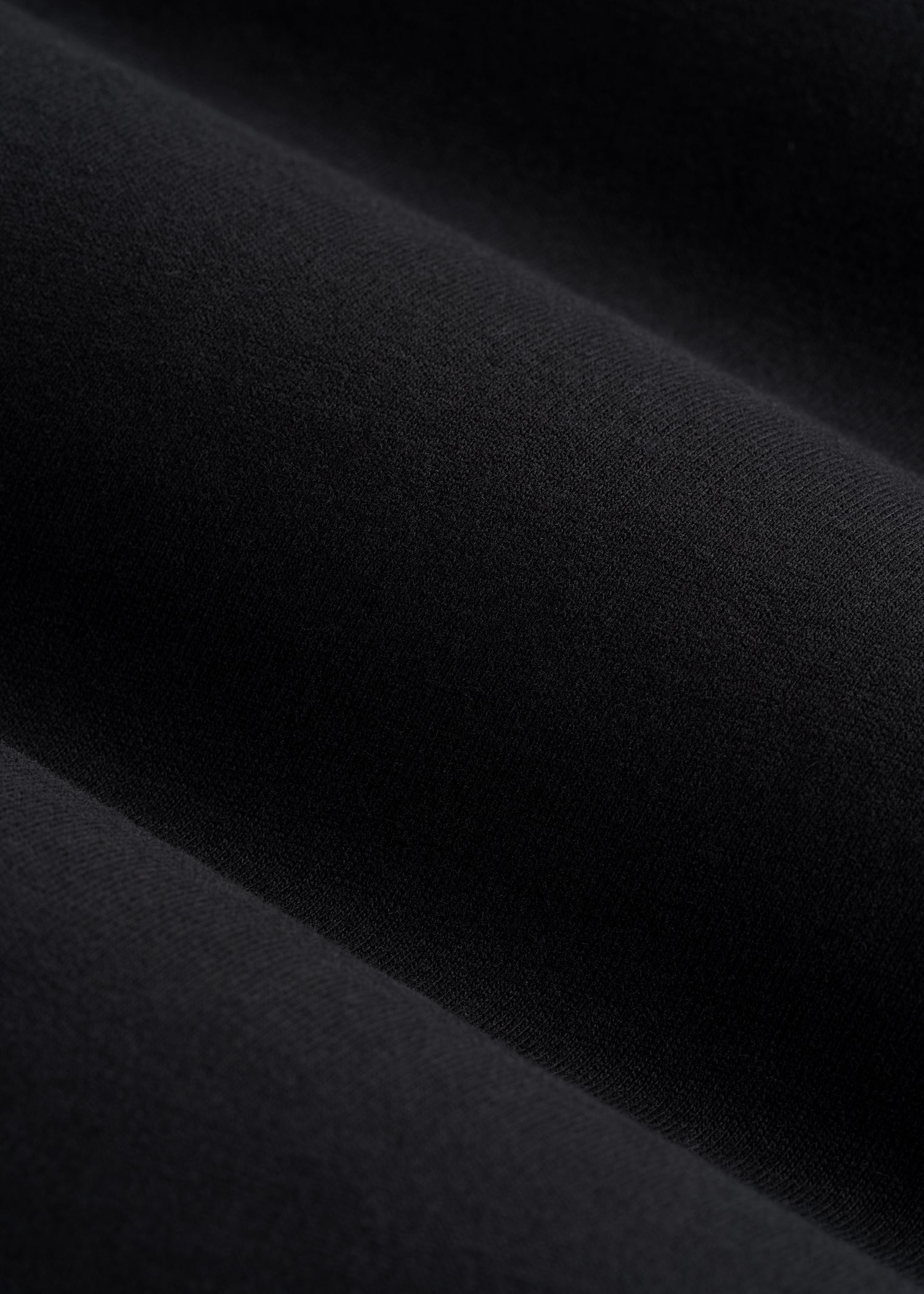Core Cotton Crewneck Tee for Tall Men in Black