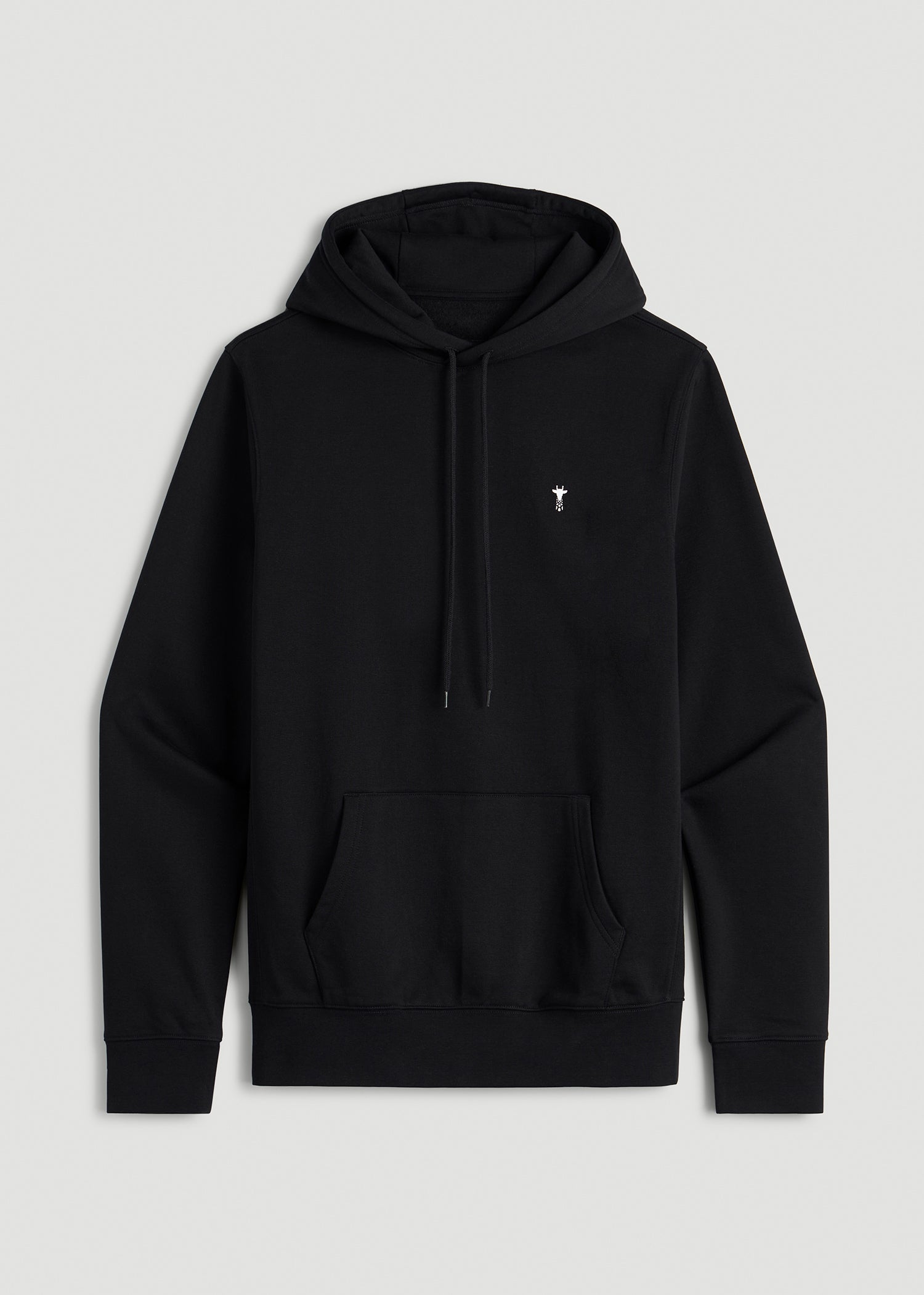 Core Motion Fleece Popover Hoodie for Tall Men in Black