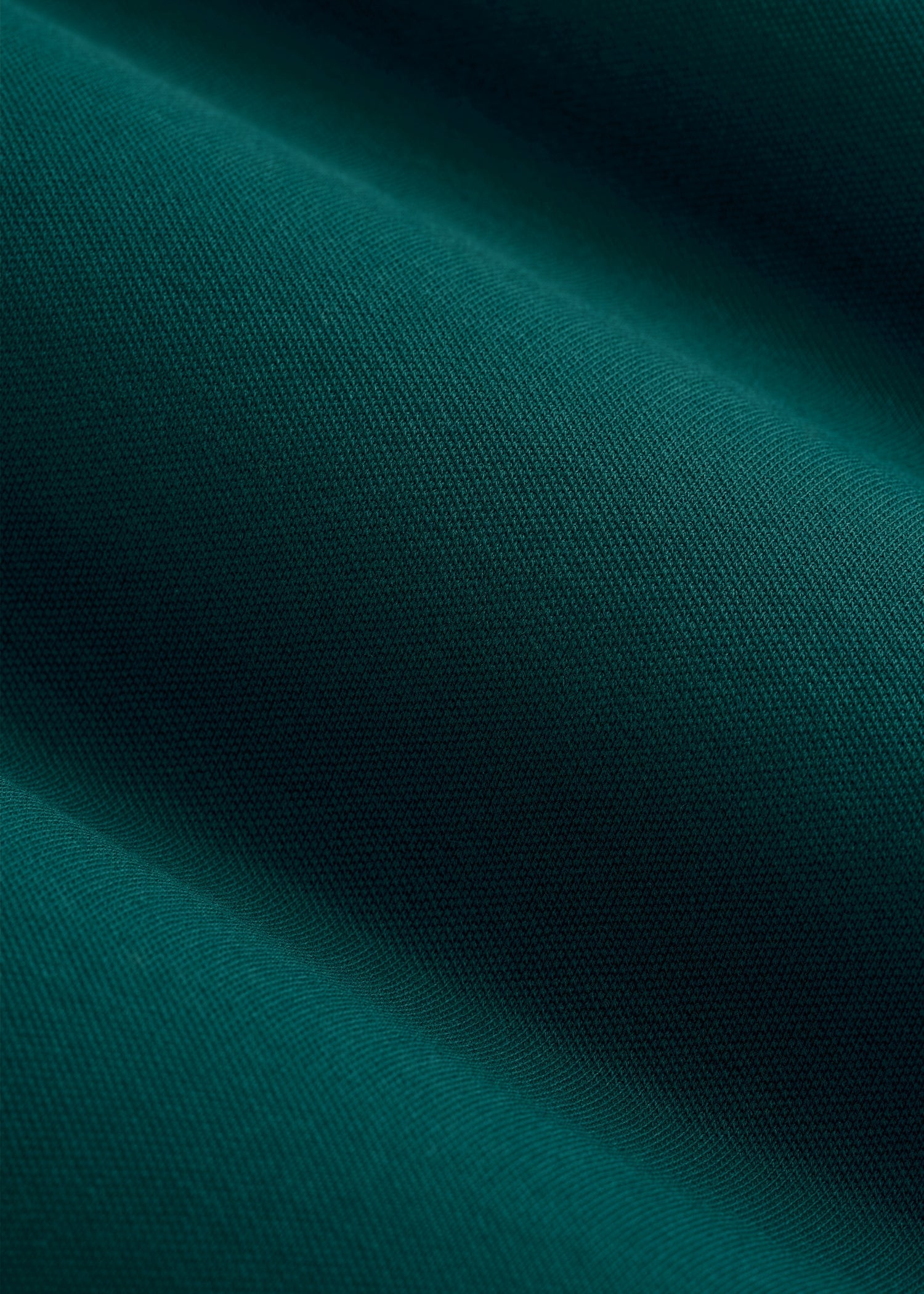 Classic Polo with Embroidered Logo for Tall Men in Deep Teal