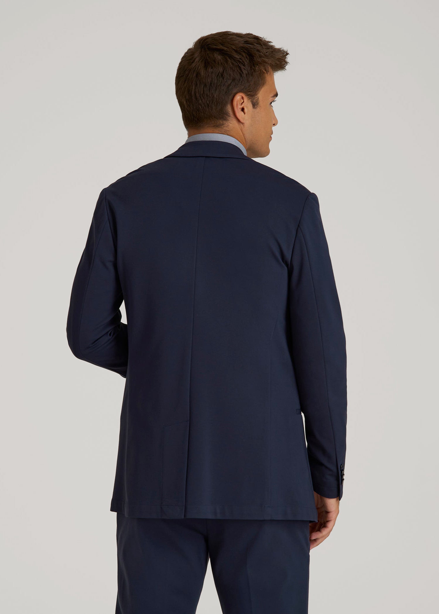Flex Tech Suit Jacket for Tall Men in Navy