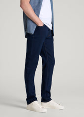 Dylan Slim Fit Jeans for Tall Men in Deep Indigo Wash