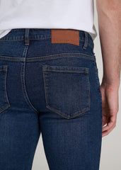 Dylan Slim Fit Jeans for Tall Men in Faded Dark Indigo