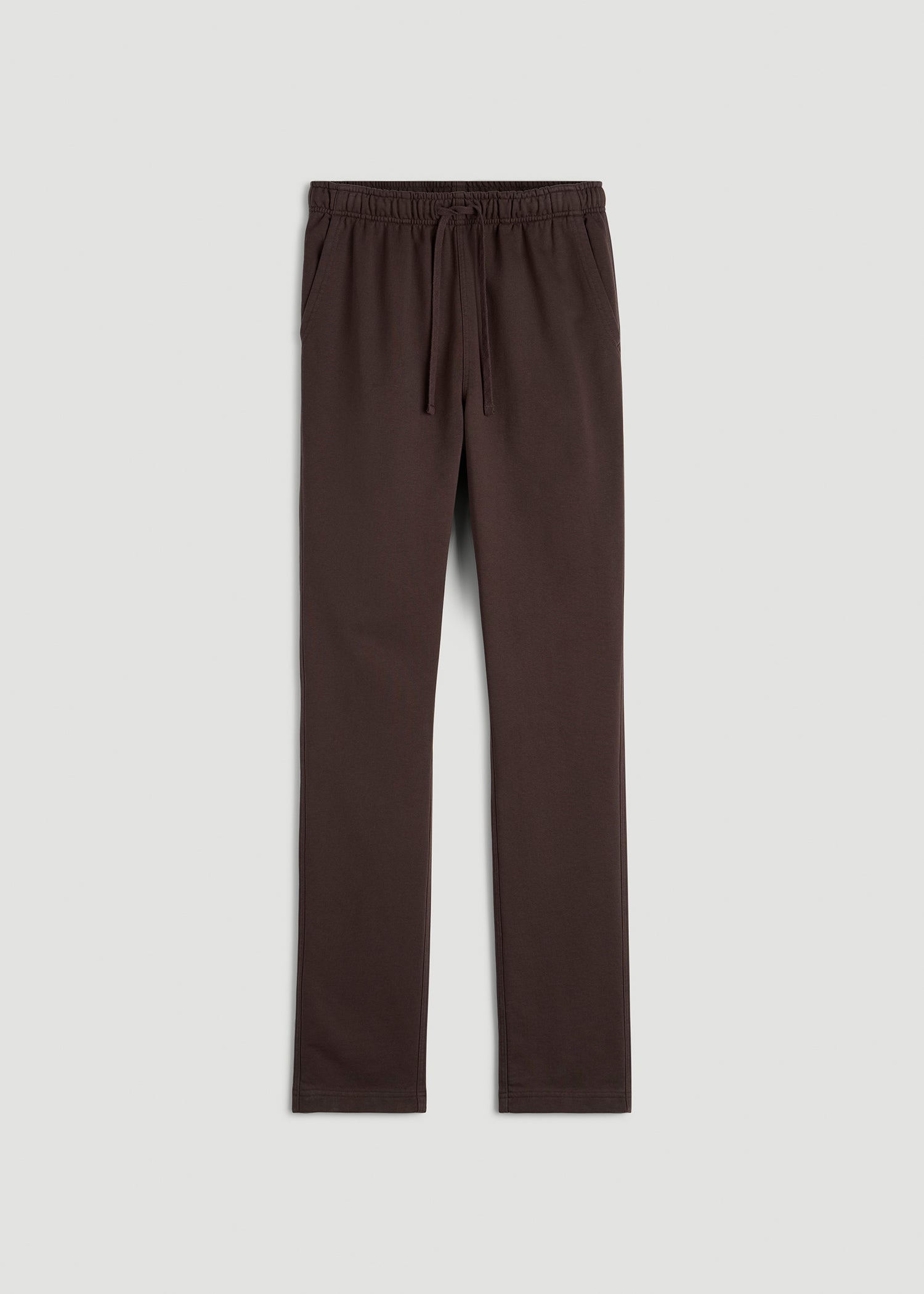 Everyday French Terry Straight Leg Sweatpants for Tall Men in Espresso