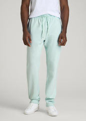Everyday French Terry Straight Leg Sweatpants for Tall Men in Opal Blue