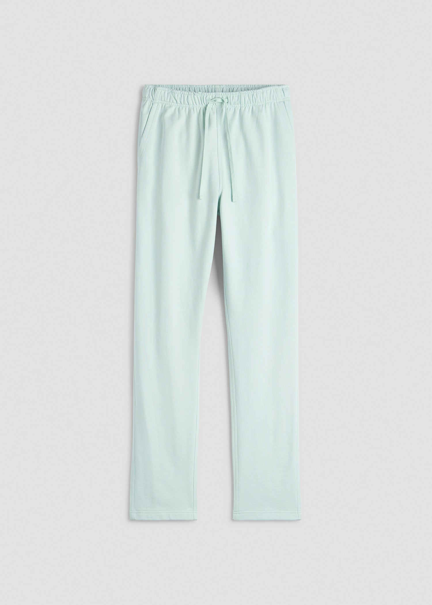 Everyday French Terry Straight Leg Sweatpants for Tall Men in Opal Blue