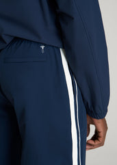 Flex Nylon Short for Tall Men in Navy Blue