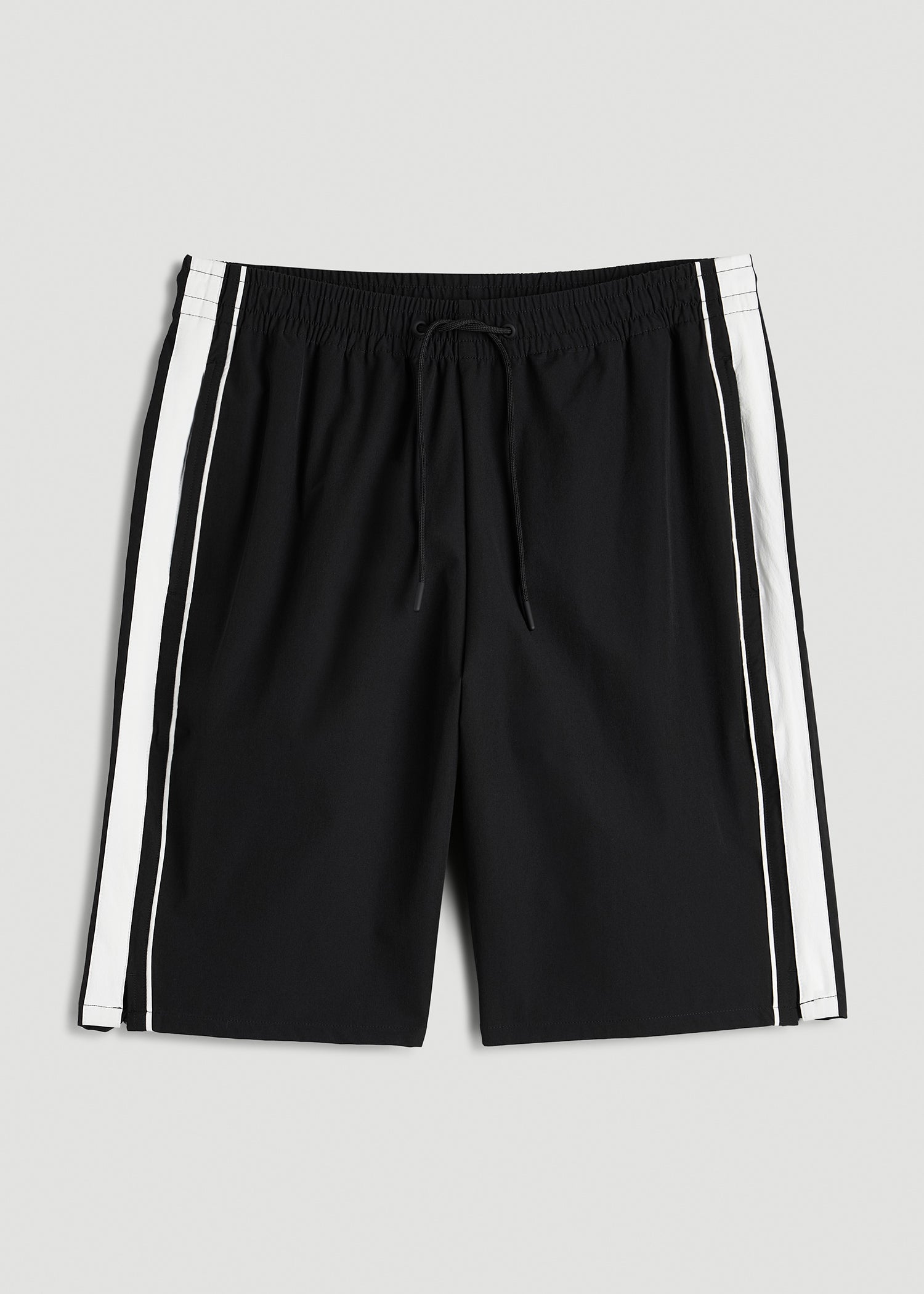 Flex Nylon Short for Tall Men in Black