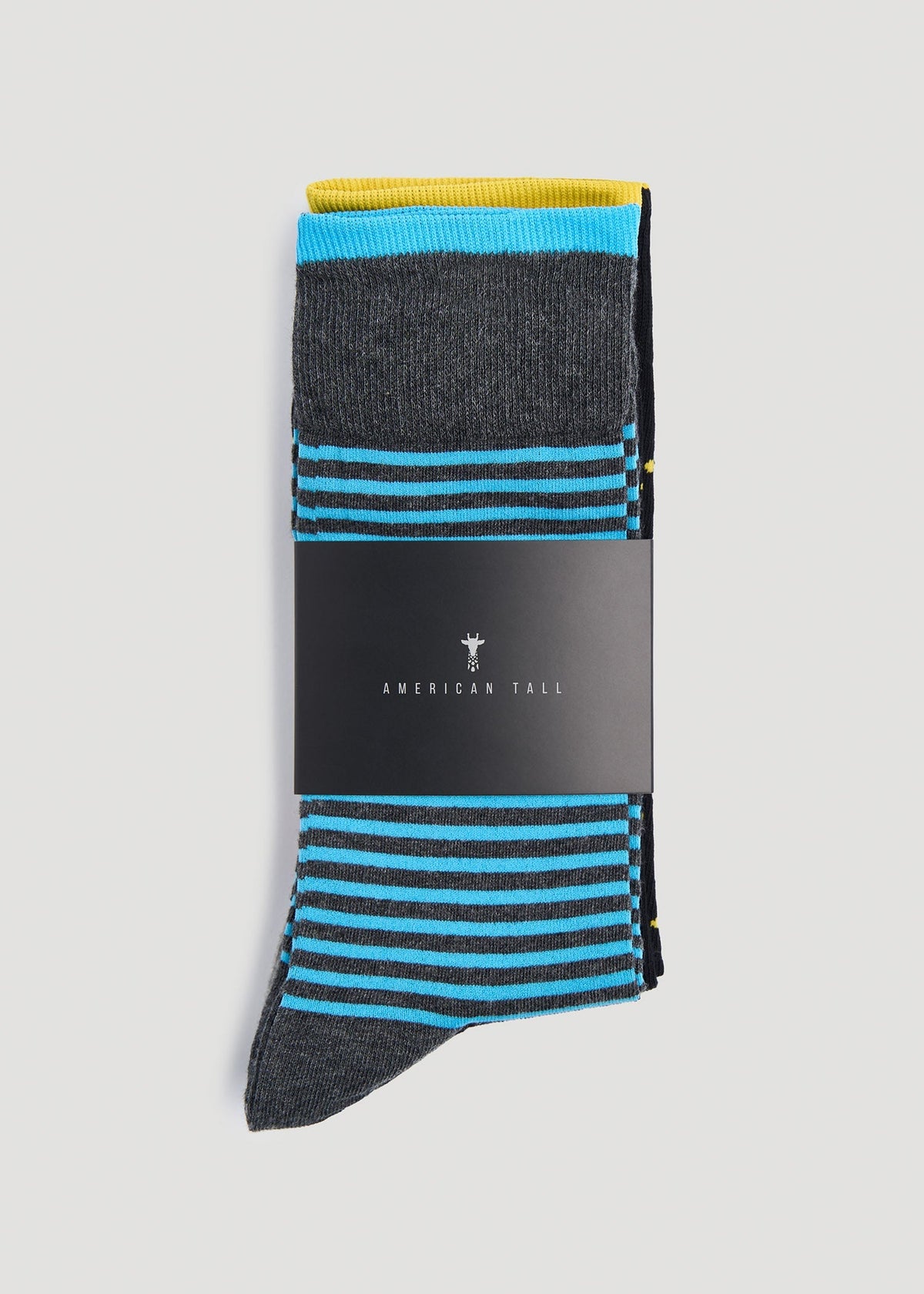 Dress Socks Size 14 to 17 (3-Pack) for Tall Men in Pack A