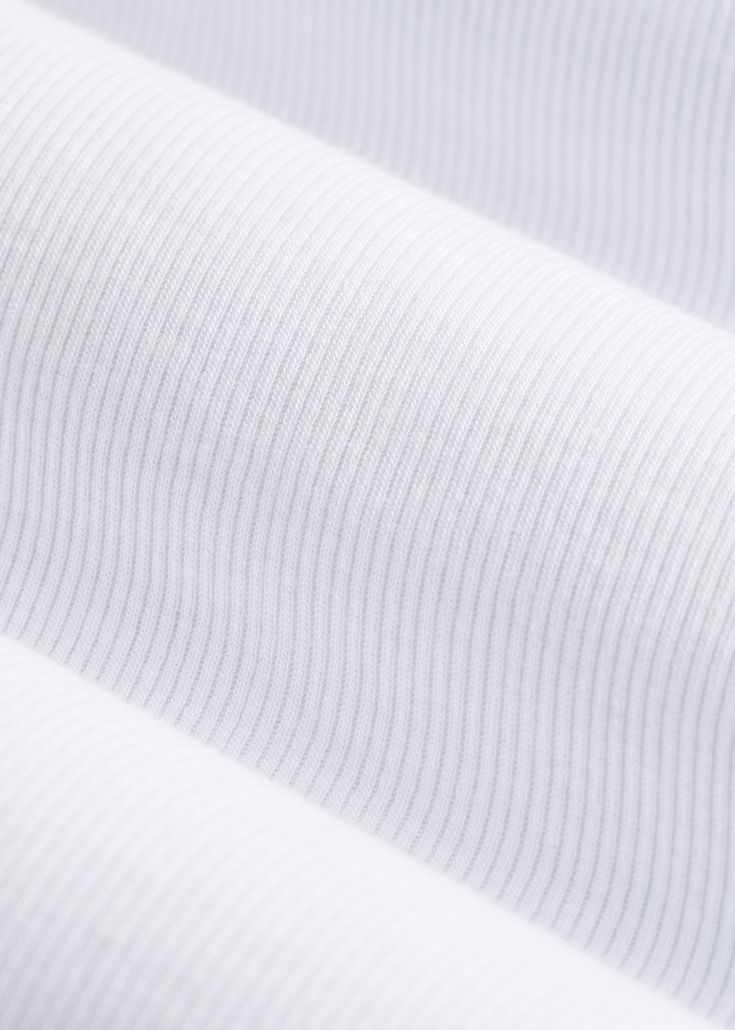 FITTED Ribbed Long Sleeve Tee for Tall Women in White