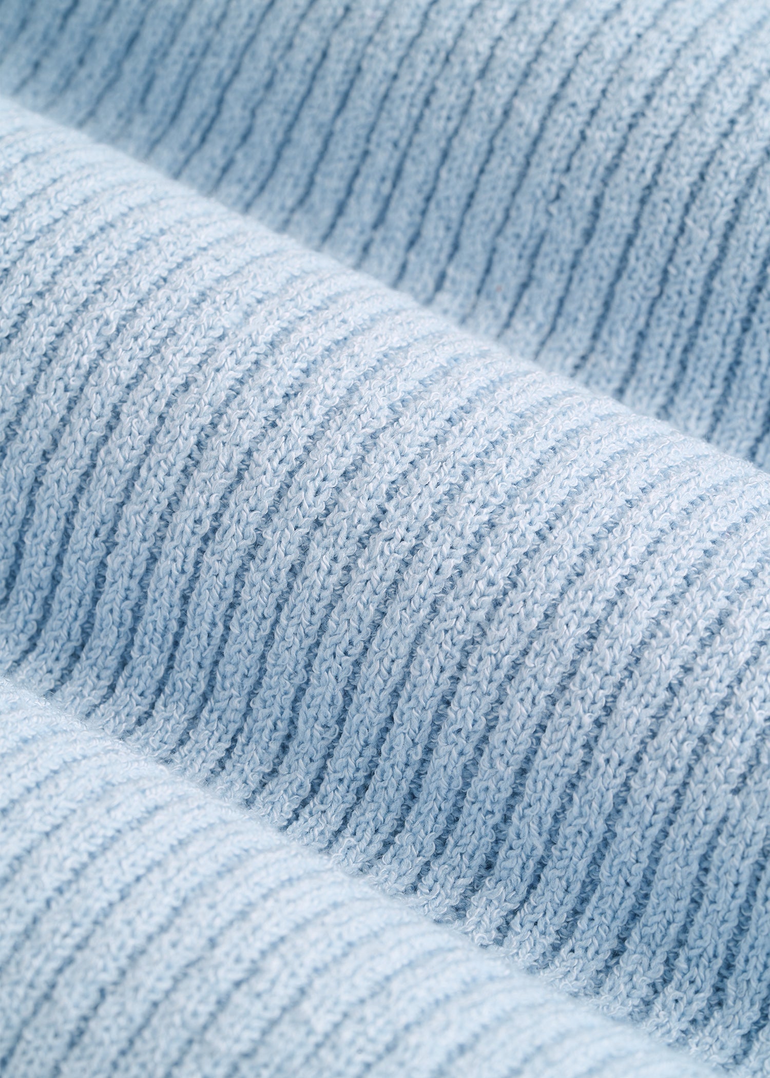 Boucle Knit Tank for Tall Women in Ice Blue