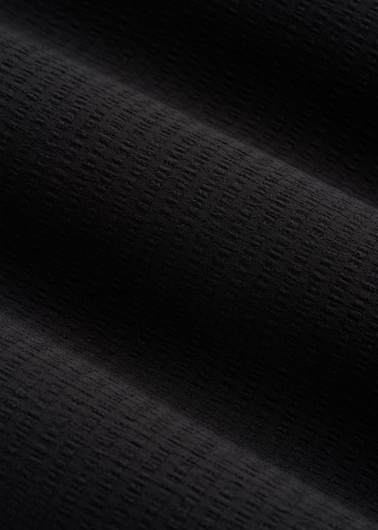 Coastal Perforated Sleeveless Polo for Tall Women in Black