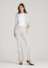 Freedom Flex Two-Button Slim-Fit Blazer for Tall Women in White Sand