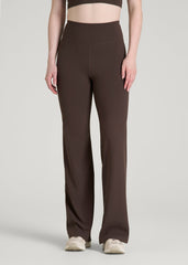 Balance Wide Leg Yoga Pants for Tall Women in Espresso