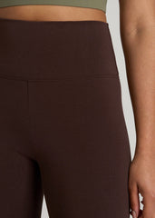 Cotton Leggings for Tall Women in Espresso