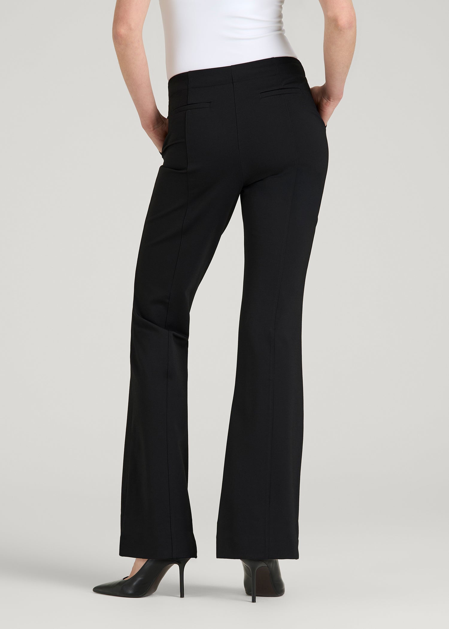 Freedom Flex Flare Dress Pants for Tall Women in Black