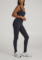 Balance Scoop Neck Jumpsuit for Tall Women in Black