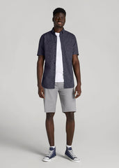 Chino Shorts for Tall Men in Pebble Grey