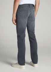 Americana Collection J1 Straight Fit Jeans For Tall Men in Wolf Grey